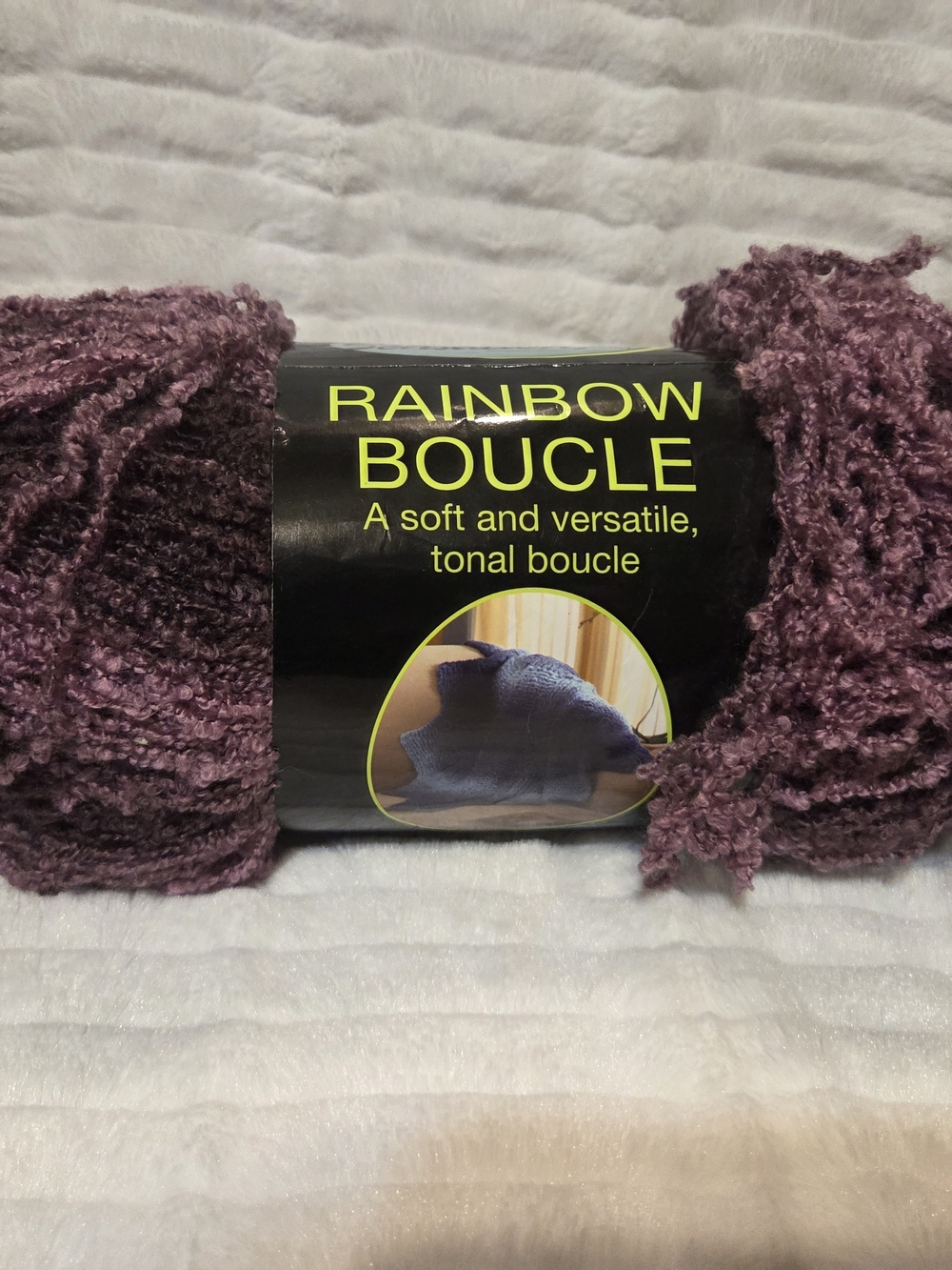 Rainbow Boucle Soft Tonal Bouclé Yarn